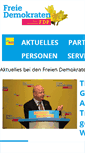 Mobile Screenshot of fdp-bw.de